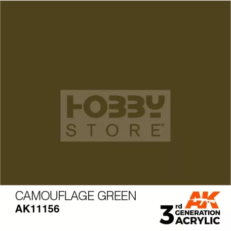 AK-Interactive - Acrylics 3rd generation Camouflage Green 17ml - akrilfesték AK11156