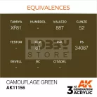 AK-Interactive - Acrylics 3rd generation Camouflage Green 17ml - akrilfesték AK11156