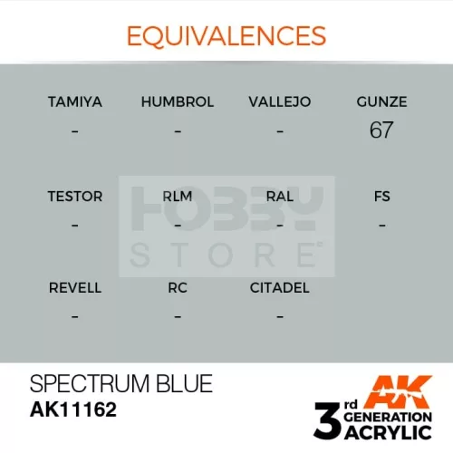 AK-Interactive - Acrylics 3rd generation Spectrum Blue  17ml - akrilfesték AK11162