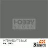AK-Interactive - Acrylics 3rd generation Intermediate Blue 17ml - akrilfesték AK11163