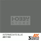 AK-Interactive - Acrylics 3rd generation Intermediate Blue 17ml - akrilfesték AK11163
