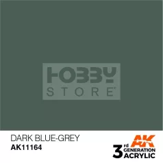   AK-Interactive - Acrylics 3rd generation Dark Blue-Grey 17ml - akrilfesték AK11164