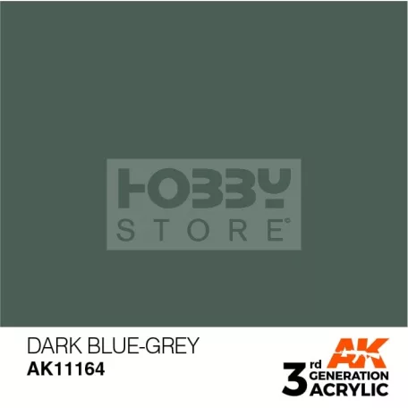 AK-Interactive - Acrylics 3rd generation Dark Blue-Grey 17ml - akrilfesték AK11164