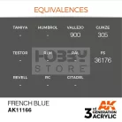 AK-Interactive - Acrylics 3rd generation French Blue 17ml - akrilfesték AK11166