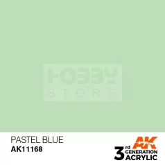   AK-Interactive - Acrylics 3rd generation Pastel Blue 17ml - akrilfesték AK11168