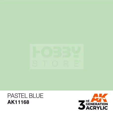 AK-Interactive - Acrylics 3rd generation Pastel Blue 17ml - akrilfesték AK11168