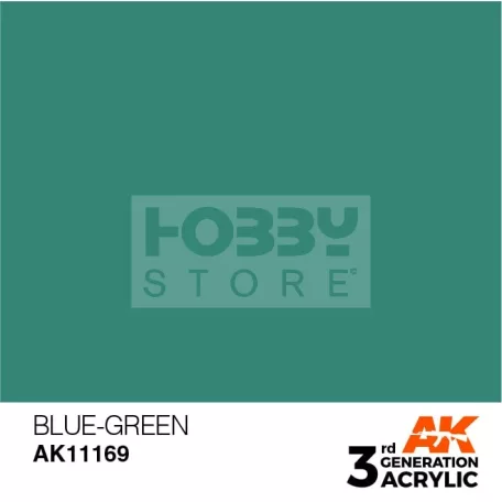 AK-Interactive - Acrylics 3rd generation Blue-Green 17ml - akrilfesték AK11169