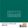 AK-Interactive - Acrylics 3rd generation Aquatic Turquoise 17ml - akrilfesték AK11170