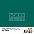 AK-Interactive - Acrylics 3rd generation Aquatic Turquoise 17ml - akrilfesték AK11170