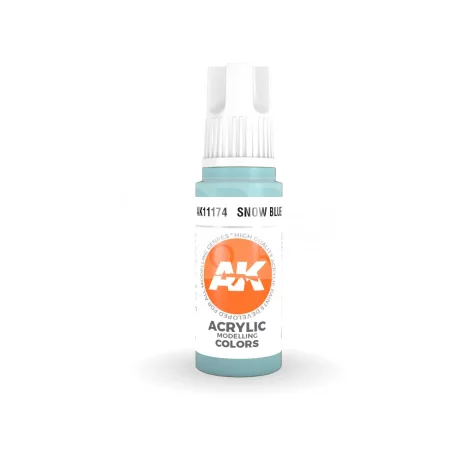 AK-Interactive - Acrylics 3rd generation Snow Blue 17ml - akrilfesték AK11174