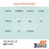 AK-Interactive - Acrylics 3rd generation Snow Blue 17ml - akrilfesték AK11174