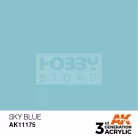 AK-Interactive - Acrylics 3rd generation Sky Blue 17ml - akrilfesték AK11175