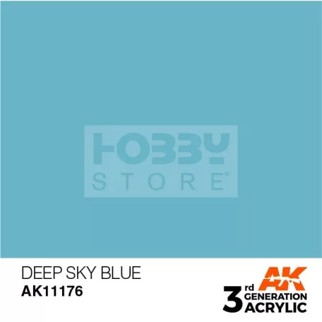 AK-Interactive - Acrylics 3rd generation Deep Blue 17ml - akrilfesték AK11176