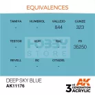 AK-Interactive - Acrylics 3rd generation Deep Blue 17ml - akrilfesték AK11176