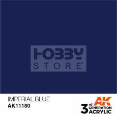   AK-Interactive - Acrylics 3rd generation Imperial Blue 17ml - akrilfesték AK11180