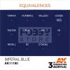 AK-Interactive - Acrylics 3rd generation Imperial Blue 17ml - akrilfesték AK11180
