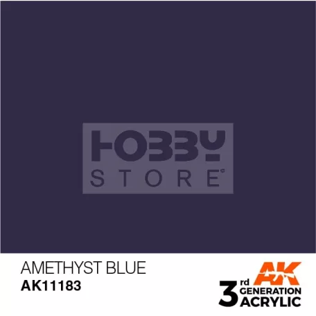 AK-Interactive - Acrylics 3rd generation Amethyst Blue 17ml - akrilfesték AK11183