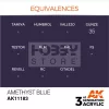 AK-Interactive - Acrylics 3rd generation Amethyst Blue 17ml - akrilfesték AK11183