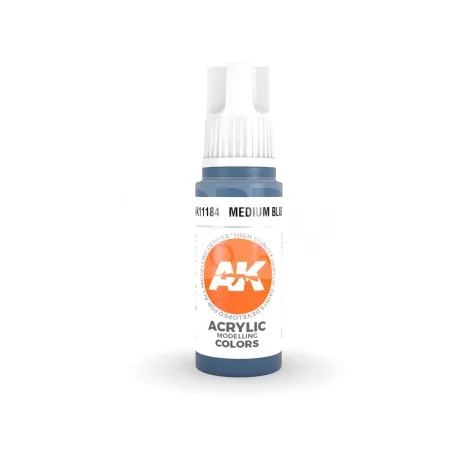 AK-Interactive - Acrylics 3rd generation Medium Blue 17ml - akrilfesték AK11184