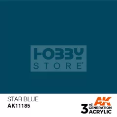   AK-Interactive - Acrylics 3rd generation Star Blue 17ml - akrilfesték AK11185