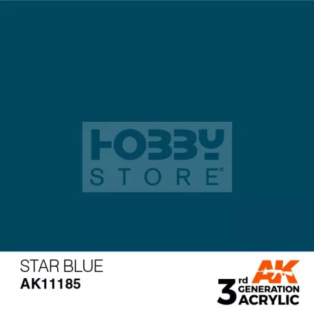 AK-Interactive - Acrylics 3rd generation Star Blue 17ml - akrilfesték AK11185