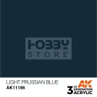 AK-Interactive - Acrylics 3rd generation Light Prussian Blue 17ml - akrilfesték AK11186