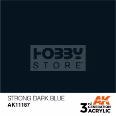   AK-Interactive - Acrylics 3rd generation Strong Blue 17ml - akrilfesték AK11187