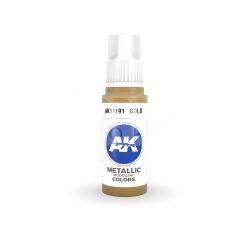   AK-Interactive - Acrylics 3rd generation Gold 17ml - akrilfesték AK11191