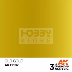   AK-Interactive - Acrylics 3rd generation Old Gold 17ml - akrilfesték AK11192