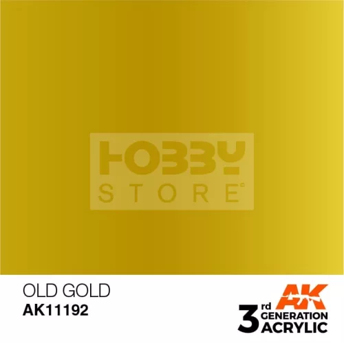 AK-Interactive - Acrylics 3rd generation Old Gold 17ml - akrilfesték AK11192
