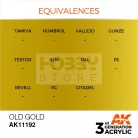 AK-Interactive - Acrylics 3rd generation Old Gold 17ml - akrilfesték AK11192