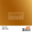 AK-Interactive - Acrylics 3rd generation Brass 17ml - akrilfesték AK11194