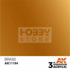   AK-Interactive - Acrylics 3rd generation Brass 17ml - akrilfesték AK11194