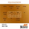 AK-Interactive - Acrylics 3rd generation Brass 17ml - akrilfesték AK11194