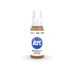   AK-Interactive - Acrylics 3rd generation Rusty Brass 17ml - akrilfesték AK11195