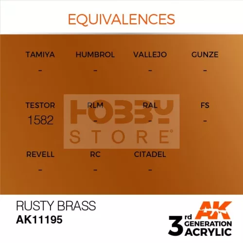 AK-Interactive - Acrylics 3rd generation Bronze 17ml - akrilfesték AK11196