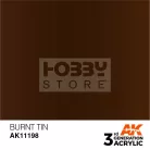 AK-Interactive - Acrylics 3rd generation Burnt Tin 17ml - akrilfesték AK11198