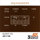 AK-Interactive - Acrylics 3rd generation Burnt Tin 17ml - akrilfesték AK11198