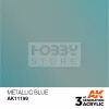 AK-Interactive - Acrylics 3rd generation Metallic Blue 17ml - akrilfesték AK11199