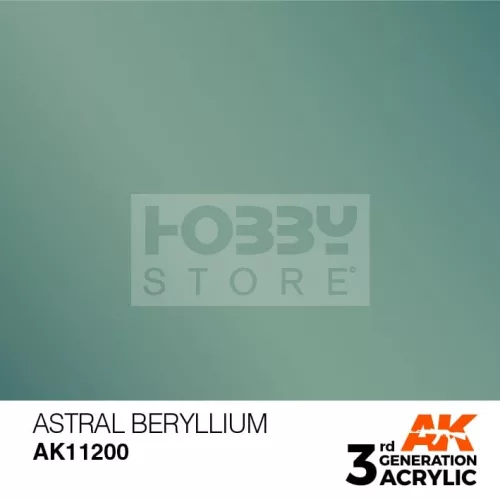 AK-Interactive - Acrylics 3rd generation Astral Beryllium 17ml - akrilfesték AK11200