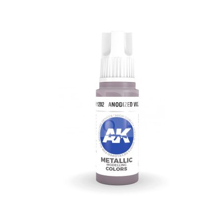 AK-Interactive - Acrylics 3rd generation Anodized Violet 17ml - akrilfesték AK11202
