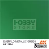 AK-Interactive - Acrylics 3rd generation Emerald Metallic Green 17ml - akrilfesték AK11204