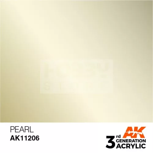 AK-Interactive - Acrylics 3rd generation Pearl 17ml - akrilfesték AK11206