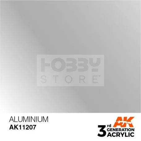 AK-Interactive - Acrylics 3rd generation Aluminium 17ml - akrilfesték AK11207