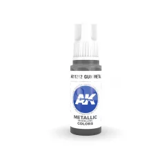  AK-Interactive - Acrylics 3rd generation Gun Metal 17ml - akrilfesték AK11212