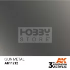 AK-Interactive - Acrylics 3rd generation Gun Metal 17ml - akrilfesték AK11212
