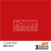 AK-Interactive - Acrylics 3rd generation Clear Red 17ml - akrilfesték AK11213