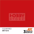 AK-Interactive - Acrylics 3rd generation Clear Red 17ml - akrilfesték AK11213