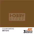 AK-Interactive - Acrylics 3rd generation Clear Smoke 17ml - akrilfesték AK11215