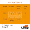 AK-Interactive - Acrylics 3rd generation Clear Yellow 17ml - akrilfesték AK11217